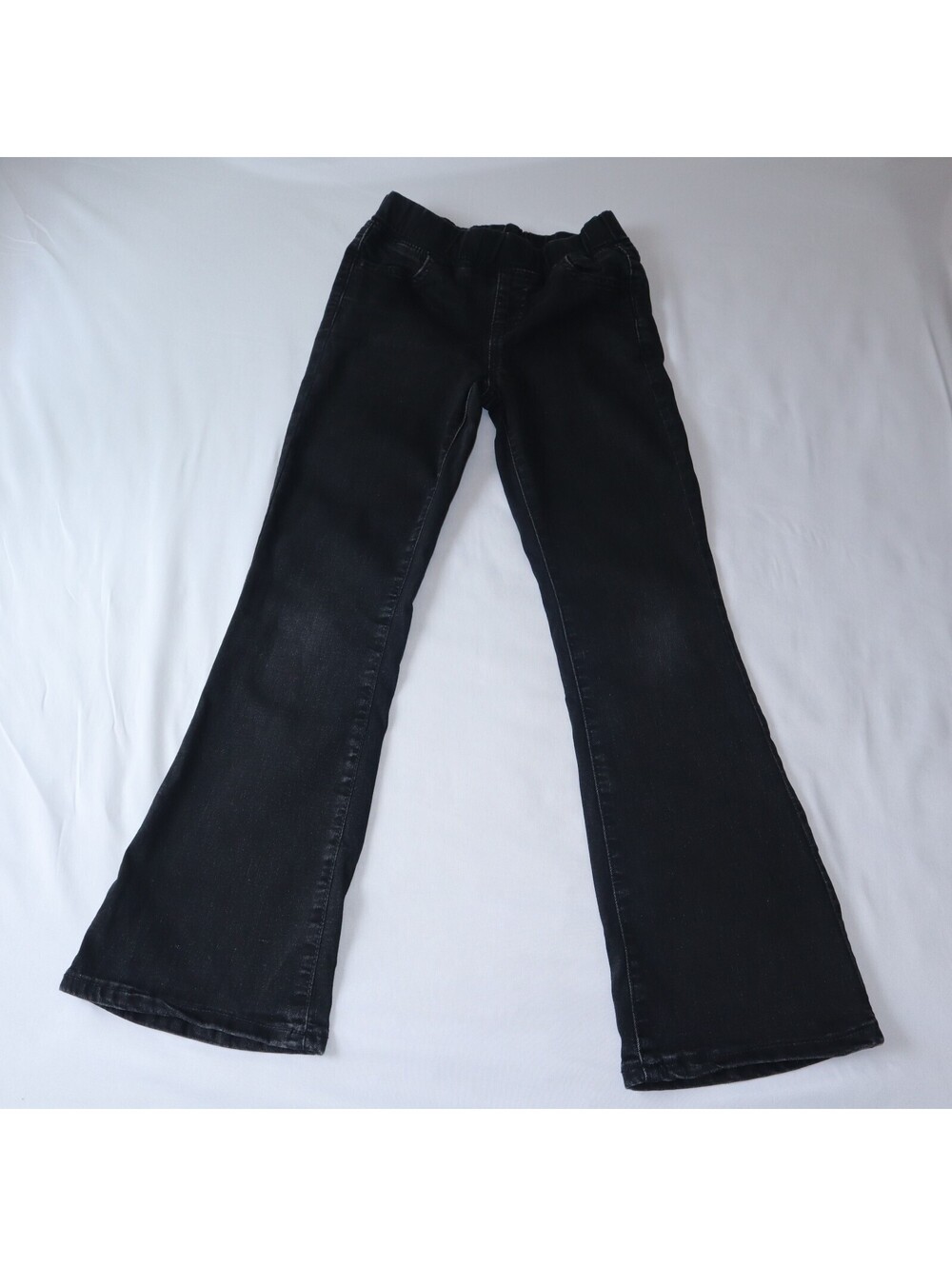 Cat & Jack Girls Flare Jeans Size 8 Black